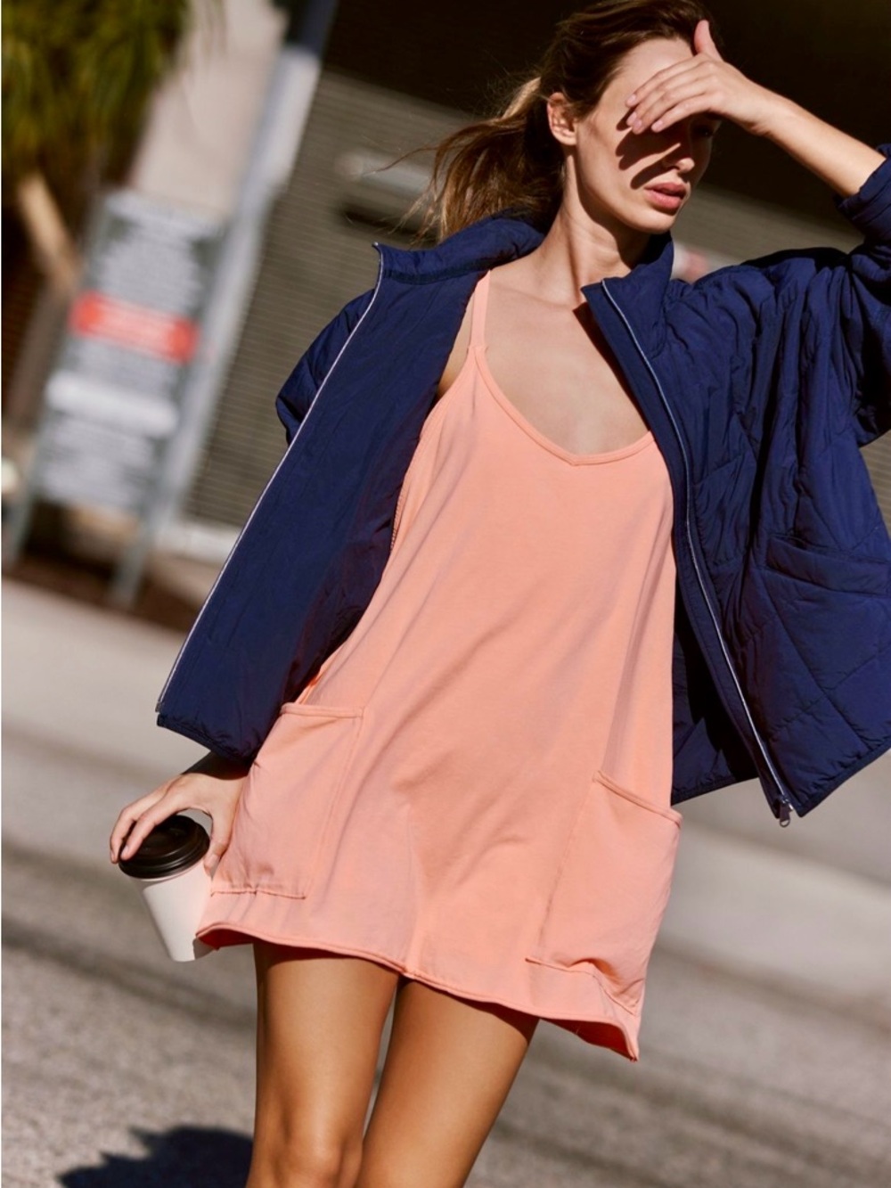 🍊🔆Free People Hot Shot Mini Dress in Fruit Punch🔆🍊